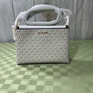 Michael Kors White and Light Pink  Women's Bag